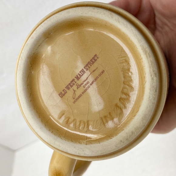 Vintage Enesco Old West Main Street Coffee Mug - Picture 10 of 10